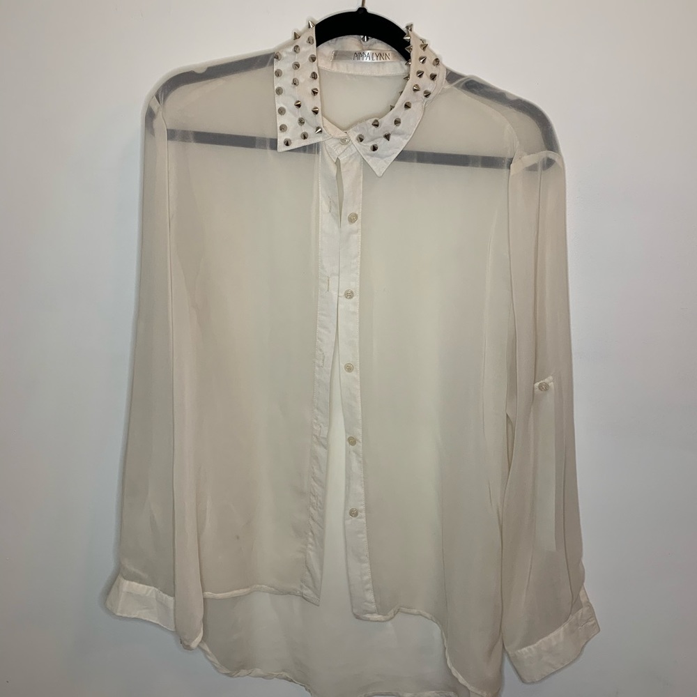 Pipa Lynn Oversized Studded Blouse